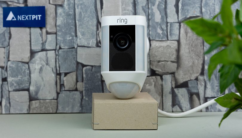 Ring spotlight hot sale wired camera