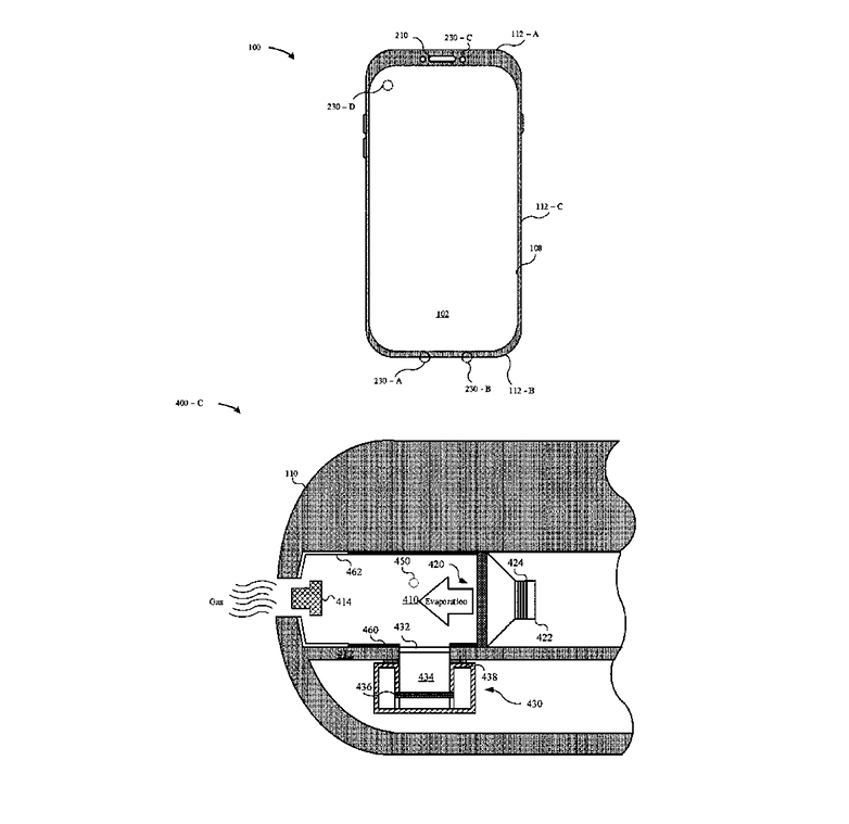 2020 09 10 Apple Wassersperre Smartphone US Patentamt