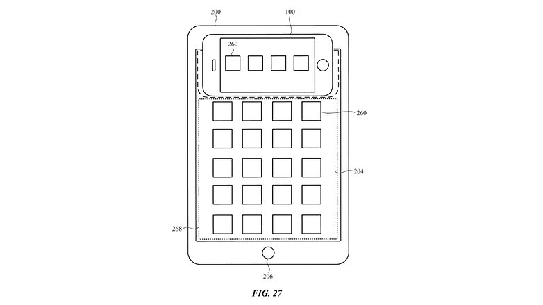 Apple kabelloses Laden iPhone iPad Patent