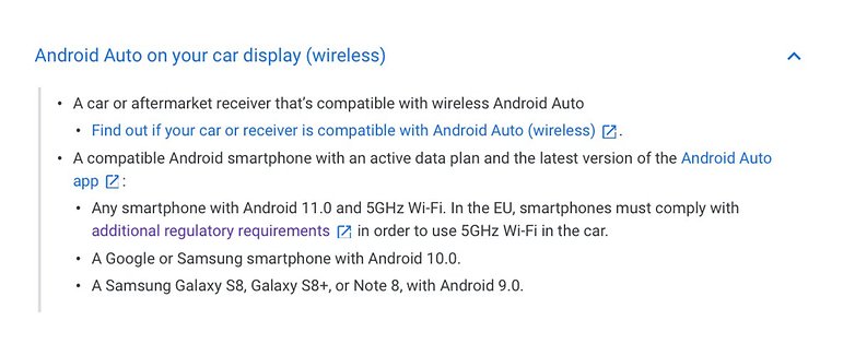 Wireless Android Auto Android 11 english