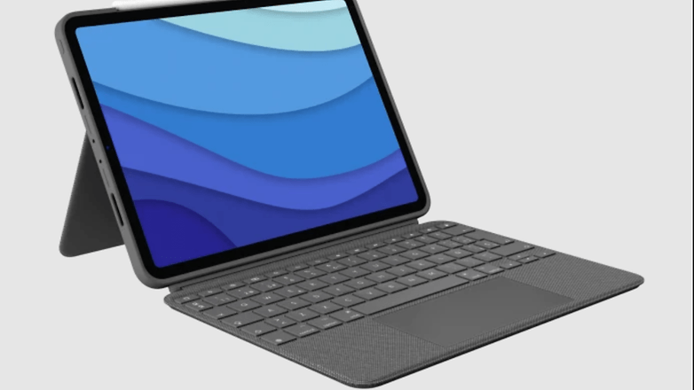 iPad Pro mit Logitech-Tastatur