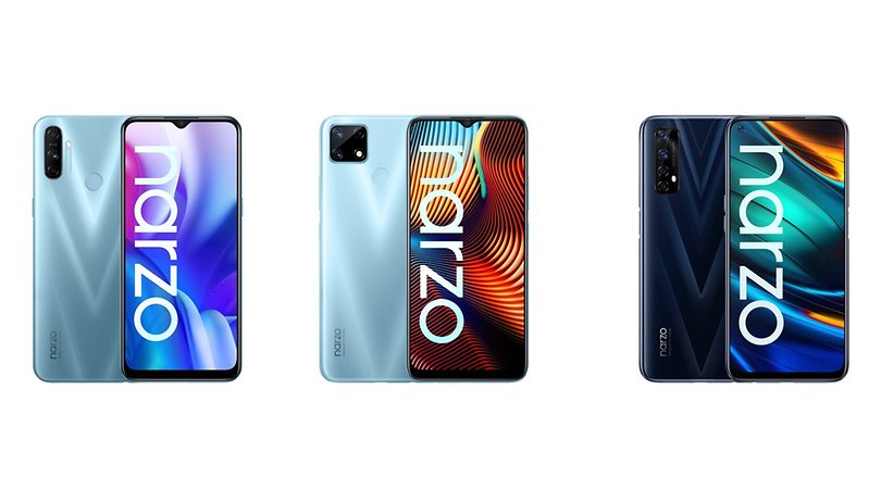 Realme Narzo 20 Lineup