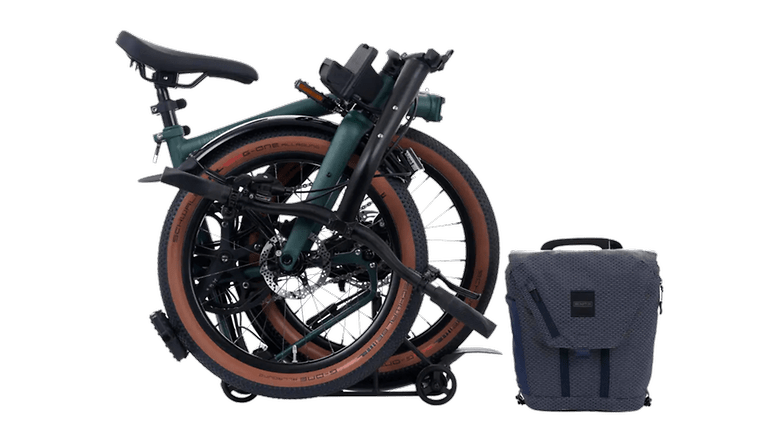 Brompton Electric G Line zusammengeklappt