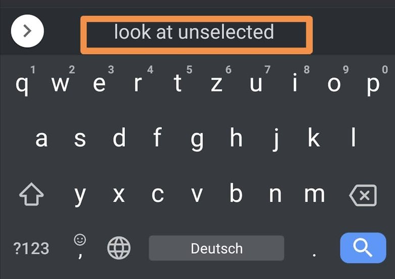 Gboard erase undo