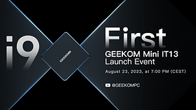 Geekom-Grafik zum Mini IT13 Launch