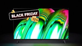 LG-4K-Fernseher mit Black-Friday-Preisschild