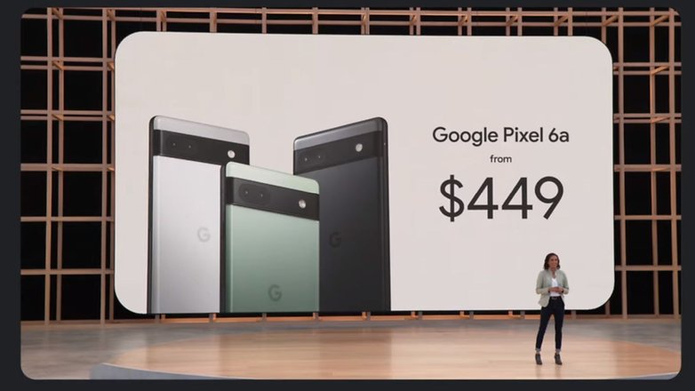 Google Pixel 6a pris i dollar