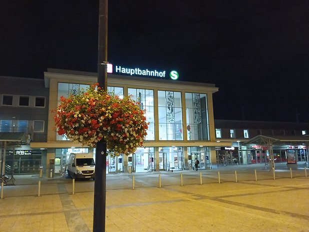 Dortmund HBF in der Nacht