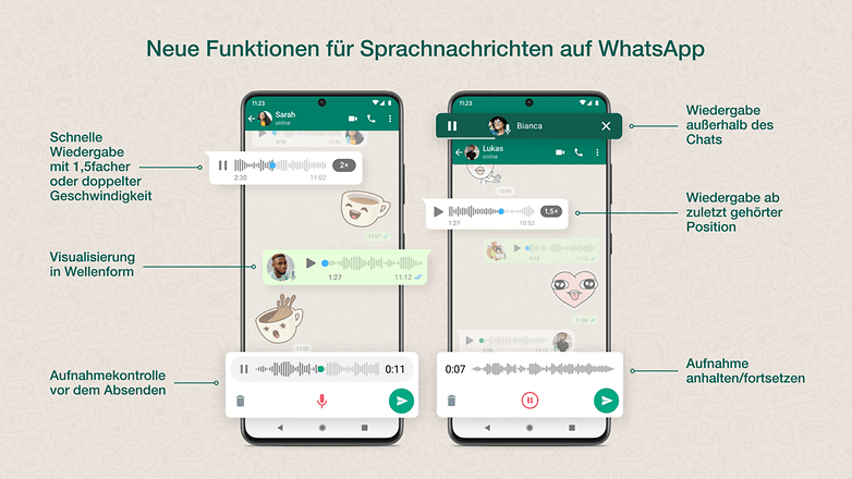 NextPit WhatsApp Sprachnachricht