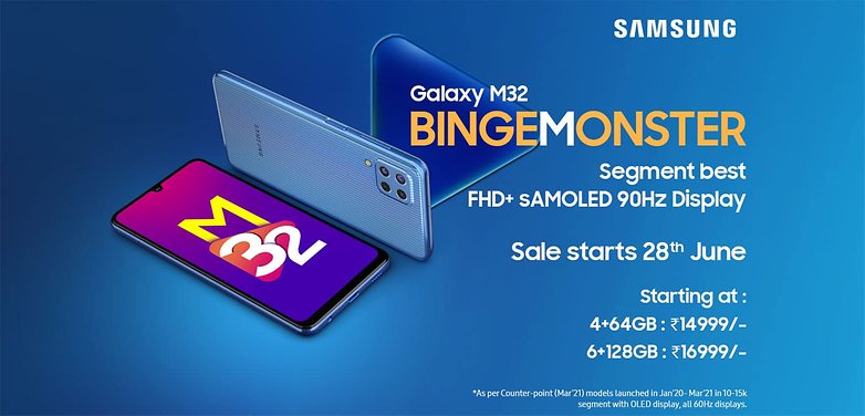 Samsung Galaxy M32 Bingemonster