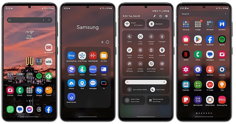 Screenshot Samsung One UI 6.1