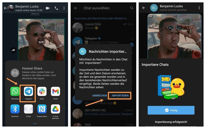 WhatsApp Chat zu Telegram2