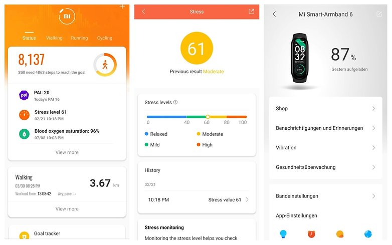 Xiaomi Mi Fit App