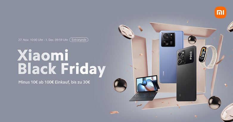 Mehrere Xiaomi-Gadgets und der Black-Friday-Hinweis