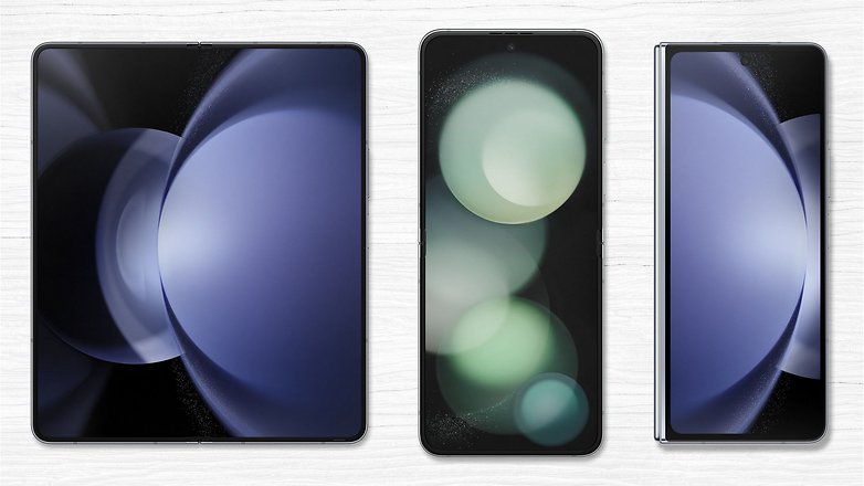 Die Display-Größen der Samsung-Klapphandys im Vergleich