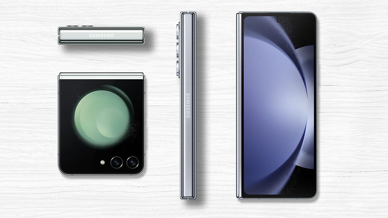 Die Display-Größen der Samsung-Klapphandys im Vergleich