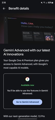 Screenshots zur Einrichtung und Nutzung von Gemini Live auf Android-Handys.