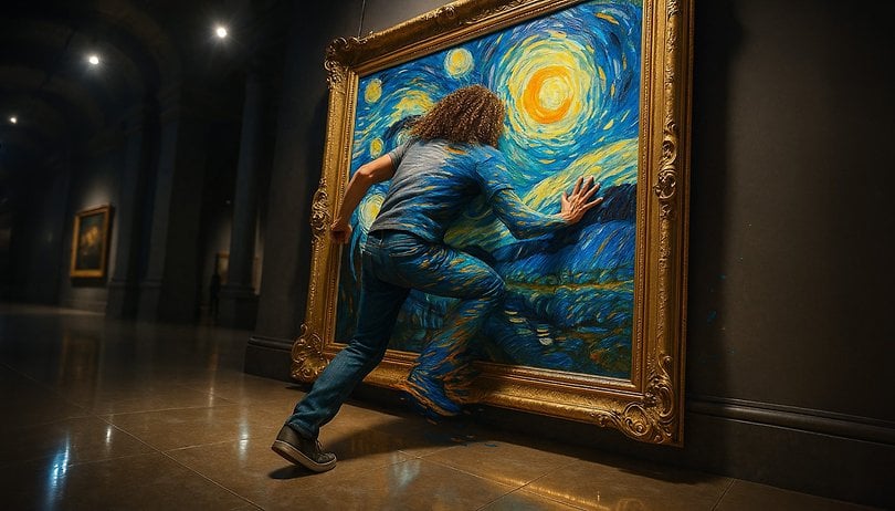 nextpit entering a painting
