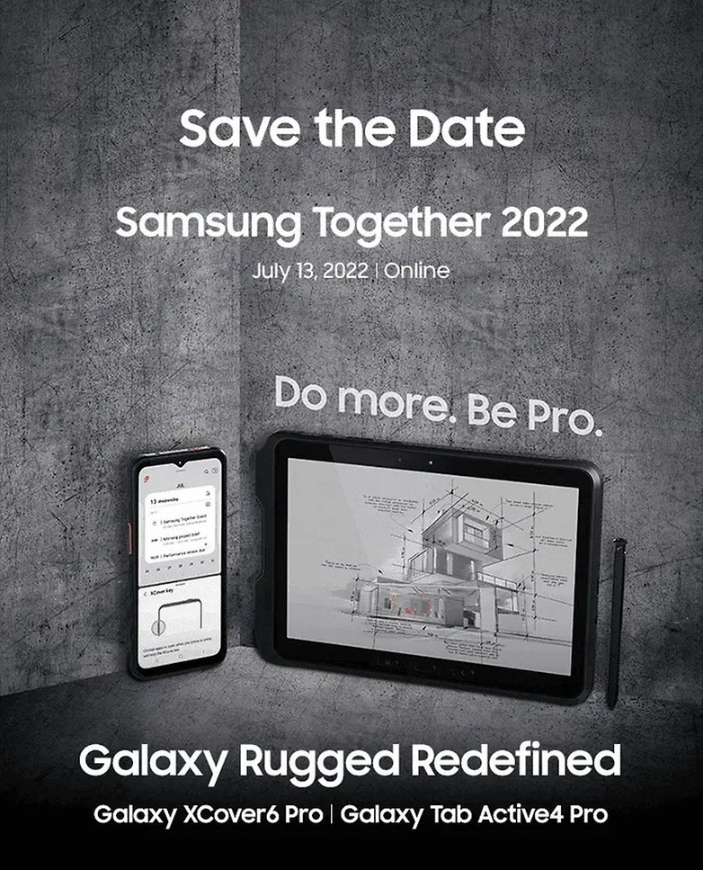 Teaser Samsung in occasione del lancio del Galaxy XCover 6 Pro