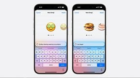 Zwei neu kreierte Emojis auf dem iPhone