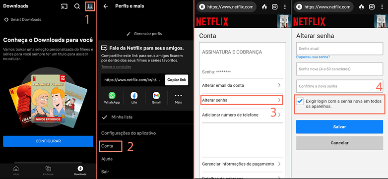 Veja as medidas que a Netflix está usando para impedir o compartilhamento  de senhas - BS9