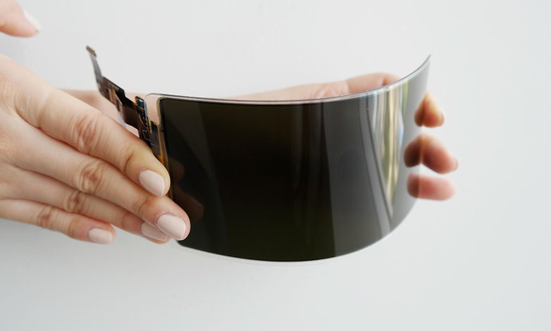 Flexible OLED panel demonstration