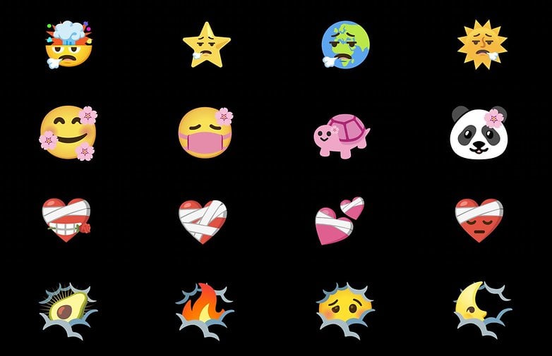 Beispiele aus der Emoji-Kitchen.