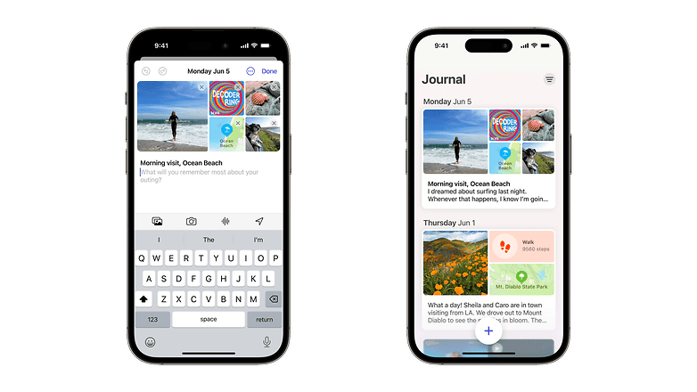 Journal will aggregate different types of media—contacts, location, music, photos, podcasts, and workouts—into a memory.