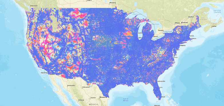 FCC USA 4G lefedettségi térkép (2021/május)