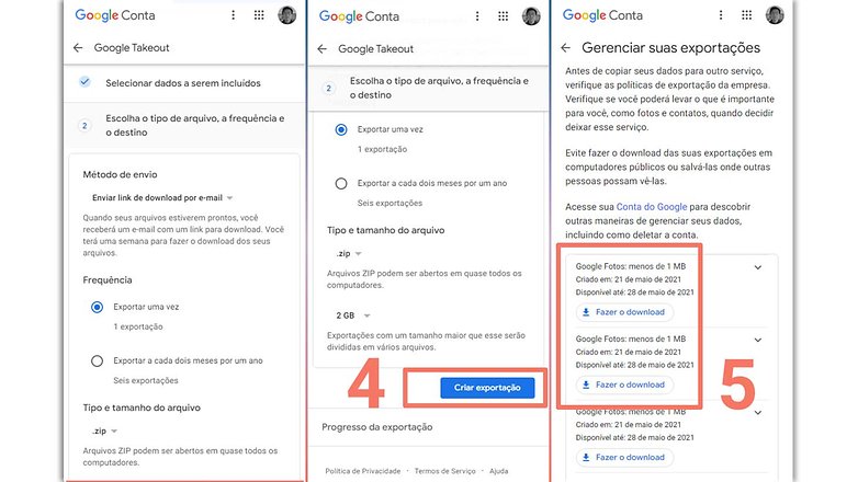 Google Takeout BR 2
