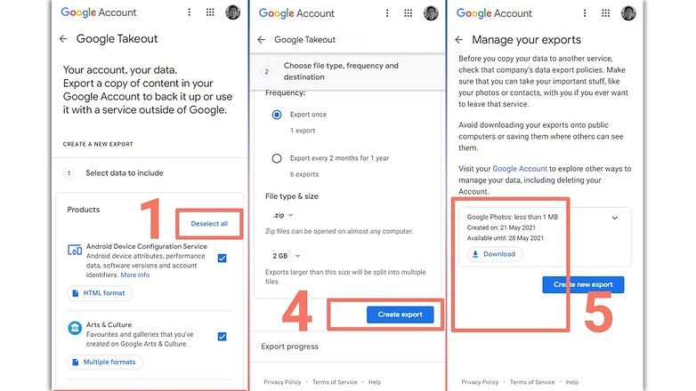 Google Takeout EN 2