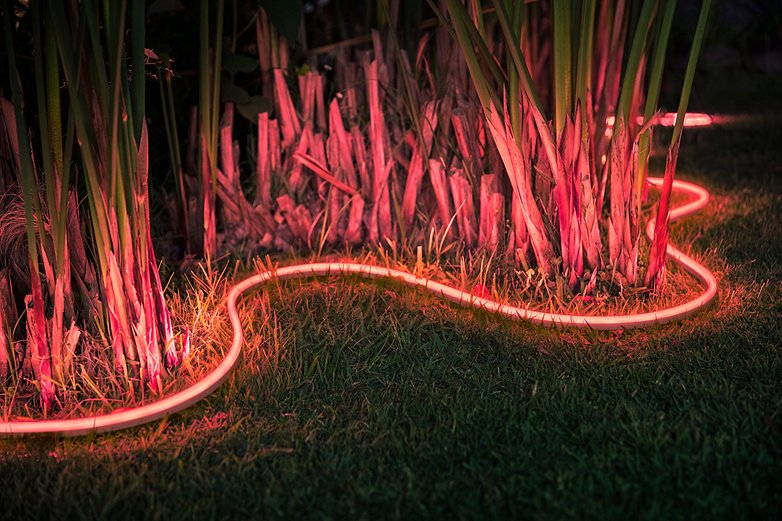 Light strips are also available in outdoor versions Philips Hue outdoor light strip