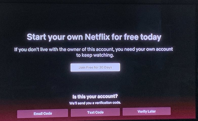 Netflix detects account sharing