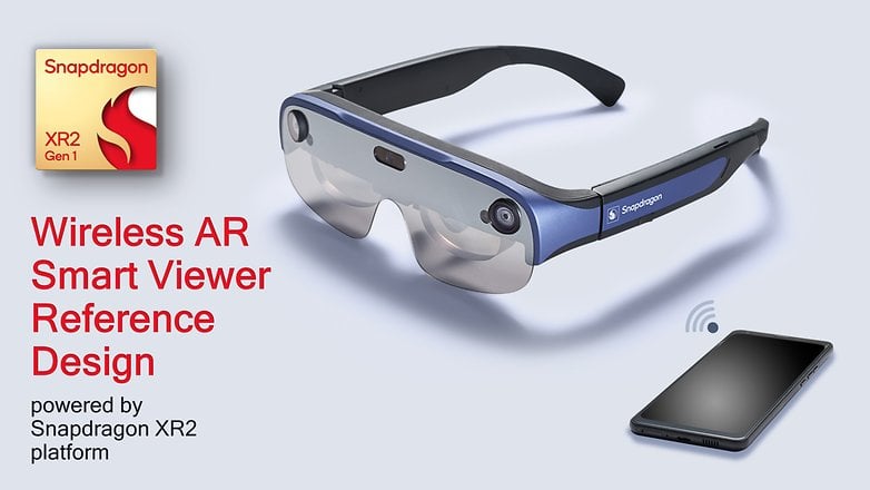 Diseño de referencia para gafas de realidad aumentada Qualcomm Snapdragon XR2 Gen 1