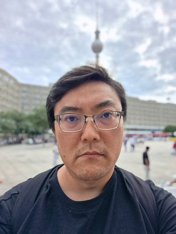 Samsung Galaxy Z Flip 7: Ultraweitwinkelselfie - Porträtmodus an