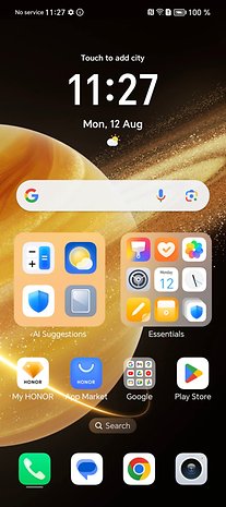 Homescreen des Honor Magic V3