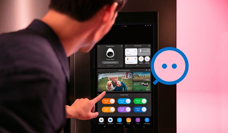 Google Nest-integrering med Samsung Smart Thing-kylskåpet
