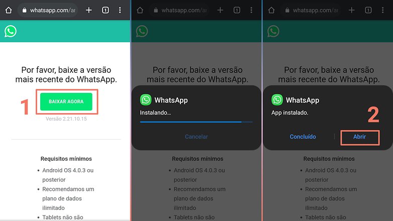 WhatsApp tablet app 1