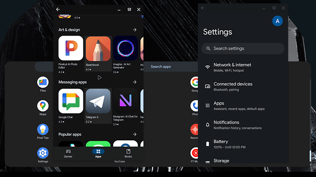 Android desktop mode