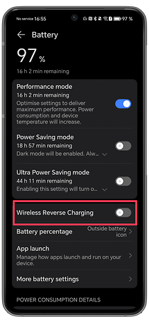 Honor Reverse Wireless Charging