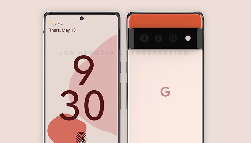 leaked pixel 6 pro front back