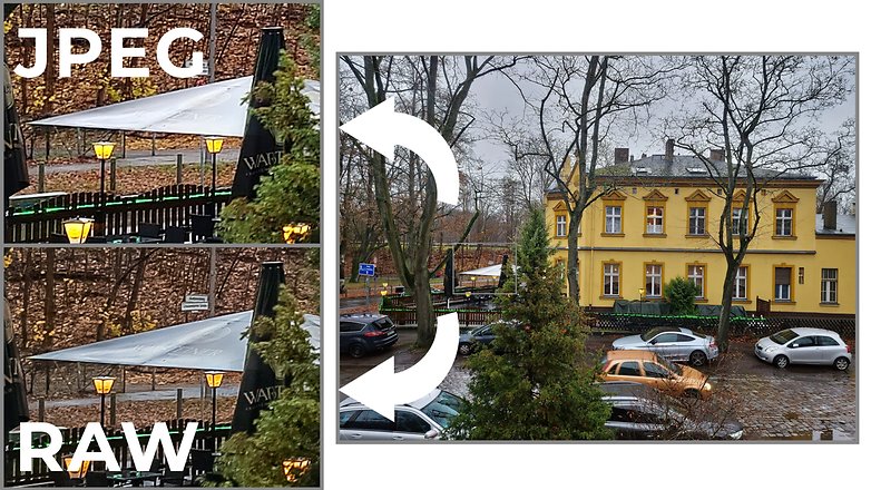 Samsung Expert RAW camera app formats comparison