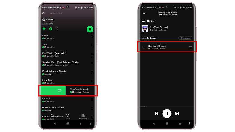 NextPit how to spotify queue 1