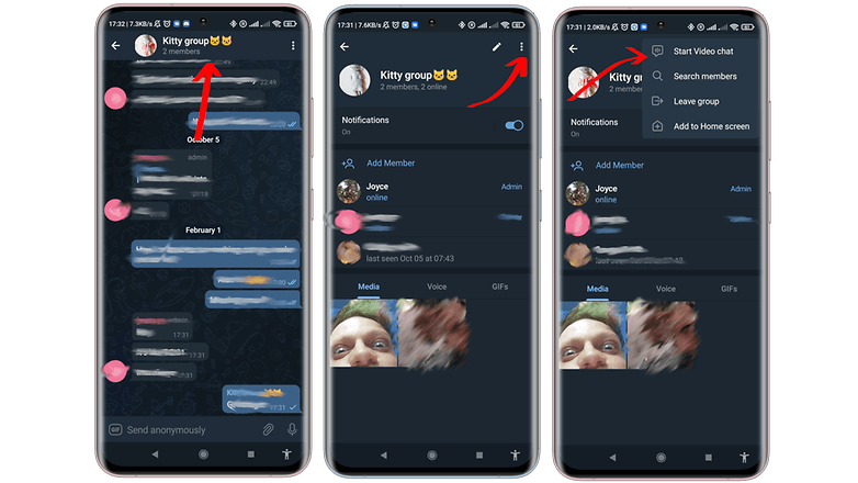how to telegram group video calls 1