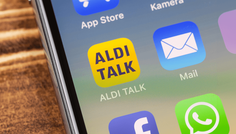 Aldi Talk on smartphone