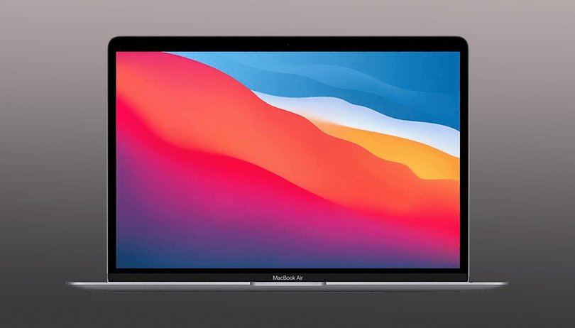 Apple MacBook Air 2020 aufeklappt