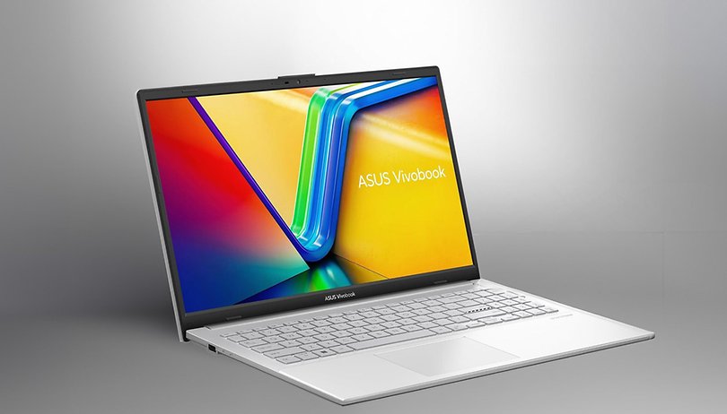 Asus VivoBook Go 15 grey background