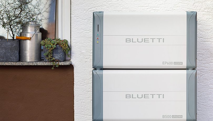 Bluetti E600 stapled