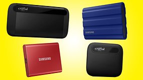 Portable SSDs von Crucial und Samsung: Aktuell zu Tiefstpreisen