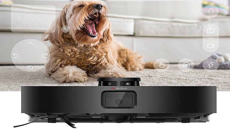 Le Dreame D10s Pro dispose d'une caméra RGB intégrée qui vous permet de surveiller votre maison